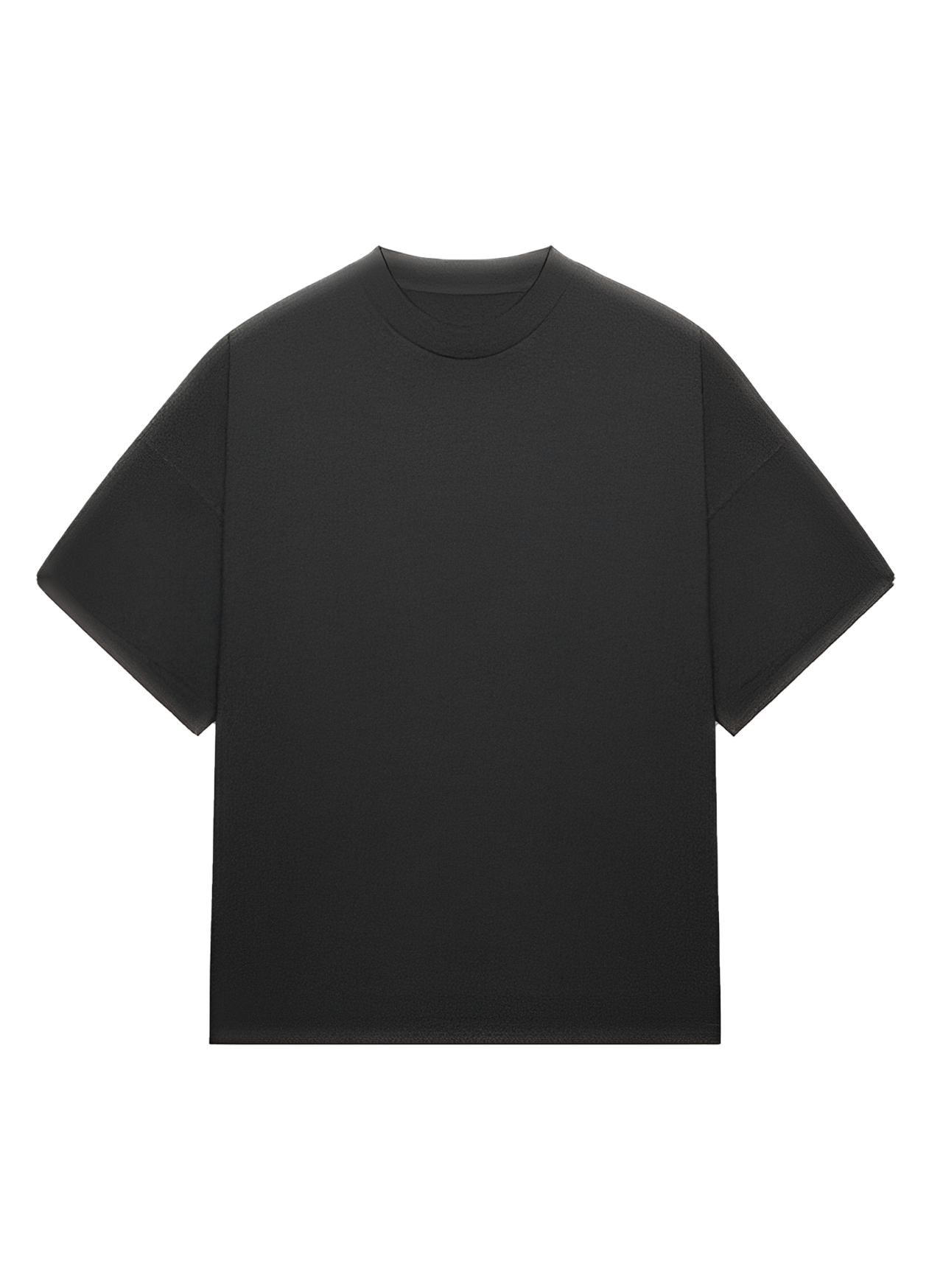 Premium Black Drop Shoulder Oversized Men's T-Shirt